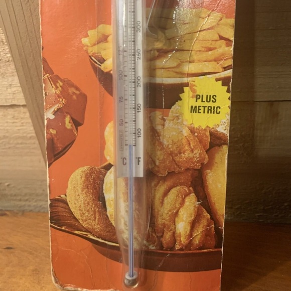 Vintage Springfield Deep Fry And Candy Thermometer #713 Original Price Sticker - Picture 2 of 6